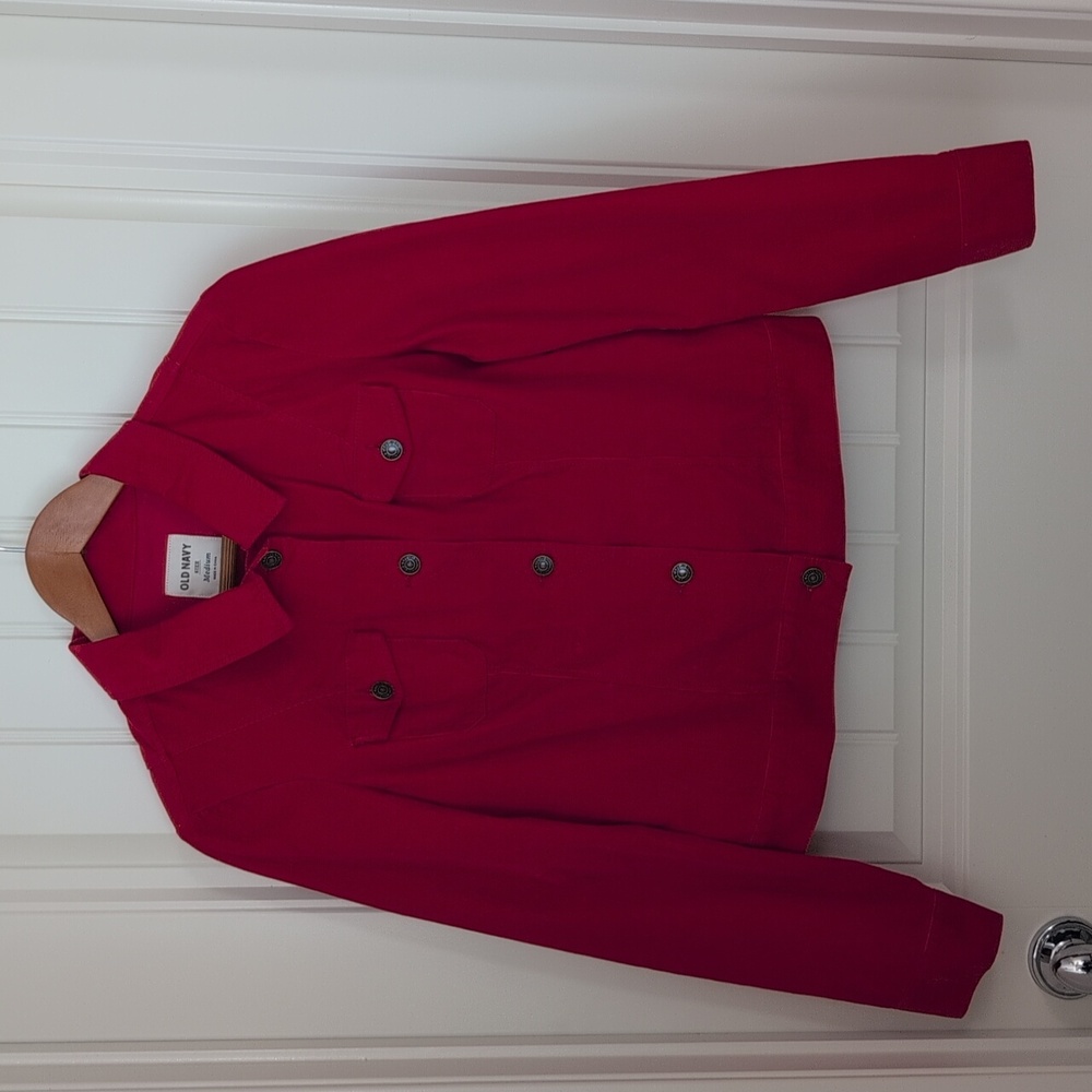 Old Navy Red Corduroy Jacket